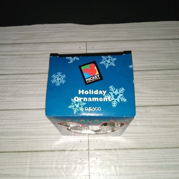 Mickey Unlimited Holiday Ornament Minnie Mouse Merry Christmas Teacher By Enesco - Picture 6 of 9